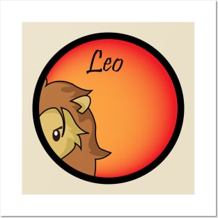 Leo Zodiac Astrology Posters and Art